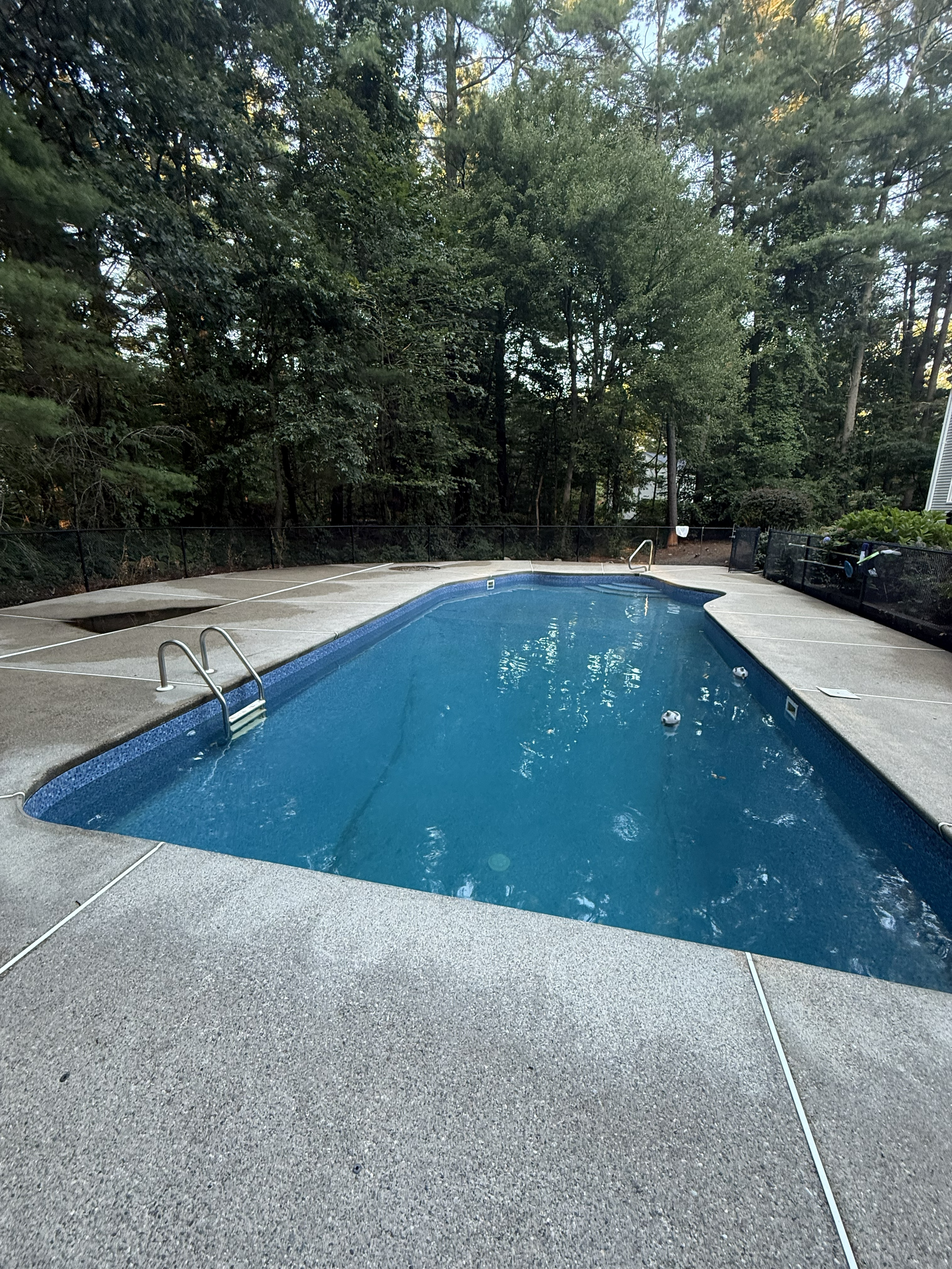 After pressure washing project