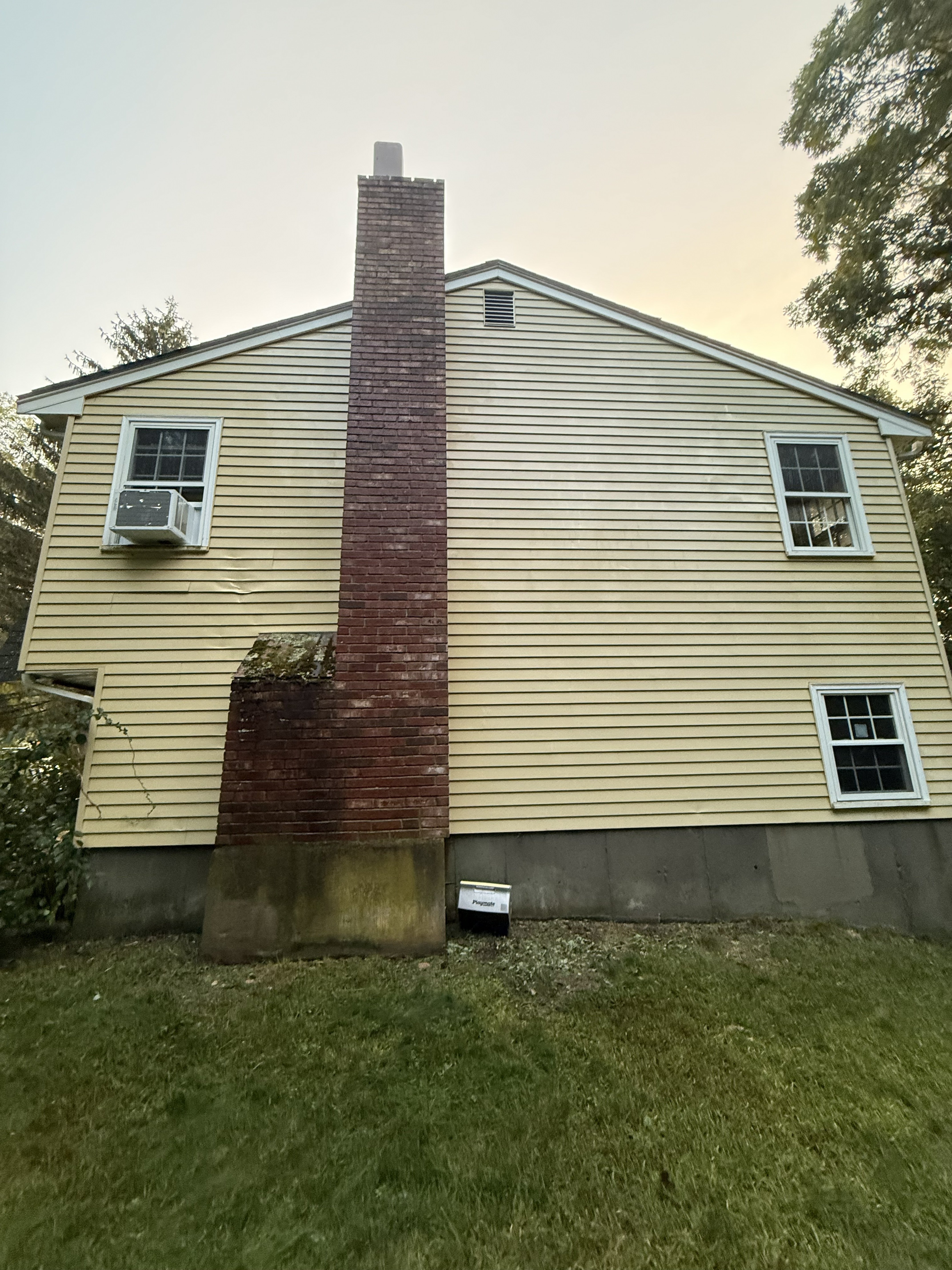 After pressure washing project