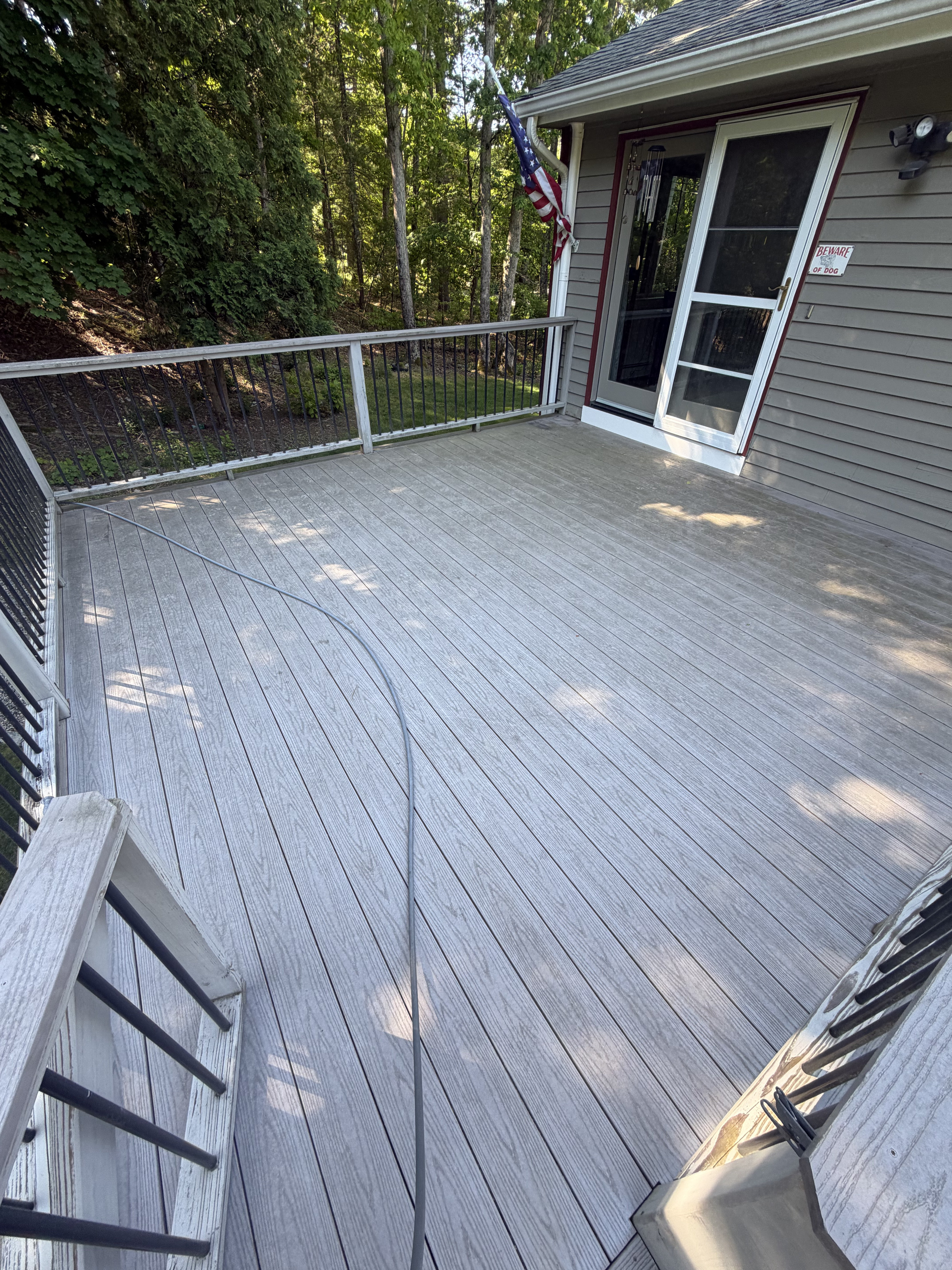 After pressure washing project 8