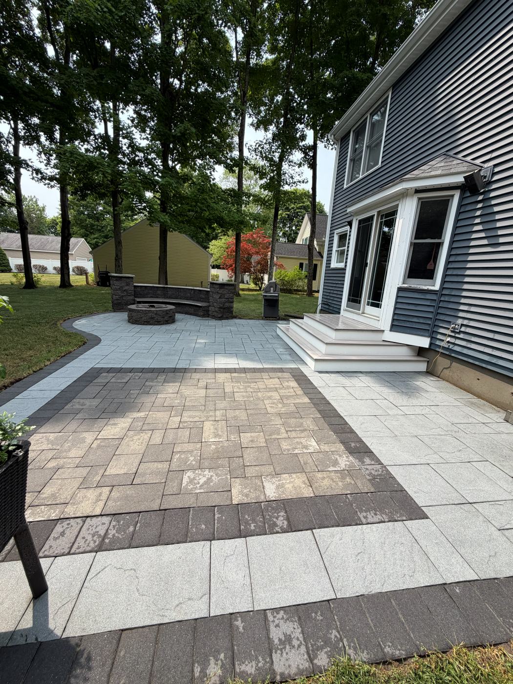 The same paver patio clean